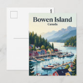 Bowen Island Canada Briefkaart (Voorkant / Achterkant)