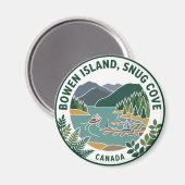 Bowen Island, Snug Cove Canada Magneet (Voorkant / Achterkant)