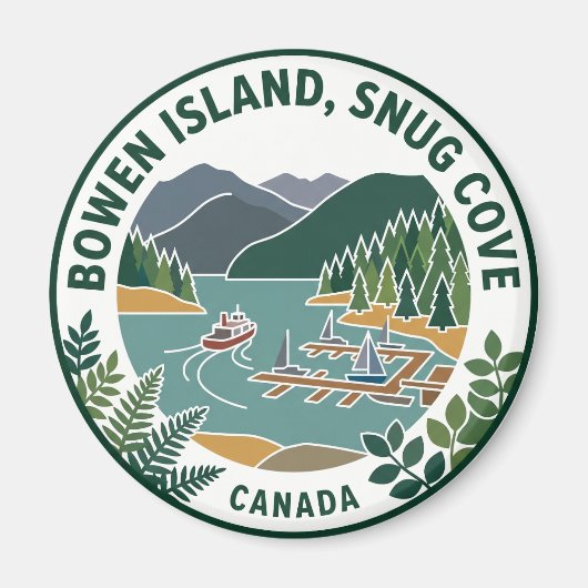 Bowen Island, Snug Cove Canada Magneet (Voorkant)