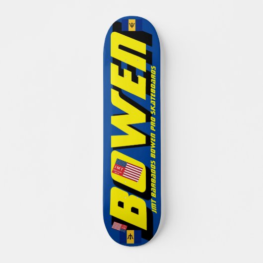 BOWEN JMT BARB 7 3/4" Skateboard Deck (Voorkant)
