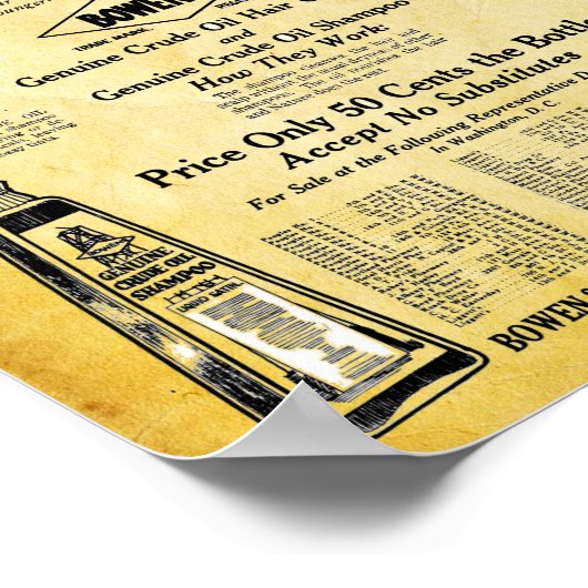 Bowens  Hair Tonic Print (Hoek)