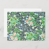 Bower,  William Morris patroon, Briefkaart (Voorkant / Achterkant)