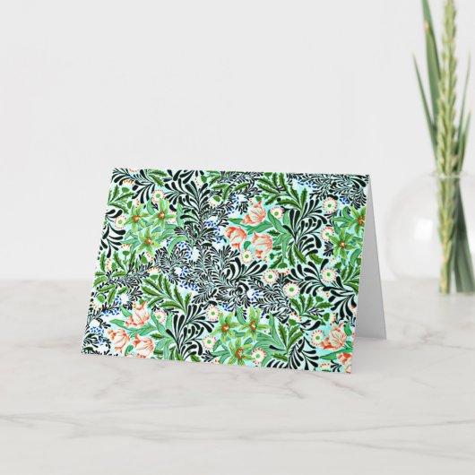 Bower,  William Morris patroon, Kaart (Voorkant)