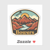 Bowers, Delaware Sticker (Vel)