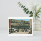 Bowery and Doubledeck Elevated R.R., NYC Briefkaart (Staand voorkant)