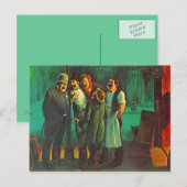 BOWERY FRIENES IN EEN OUD NEIGHBORHOOD BRIEFKAART (Voorkant / Achterkant)