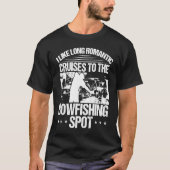 Bowfish Spot Bowfisher Bowhunter Airboot Archer T-shirt (Voorkant)