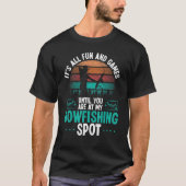Bowfisher Airboat Fisherman Bowfishing Spot Bowfis T-shirt (Voorkant)