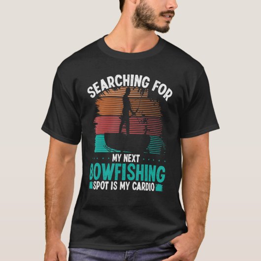 Bowfisher Bowfish Spot Airboot Bowhunter Fisher T-shirt (Voorkant)