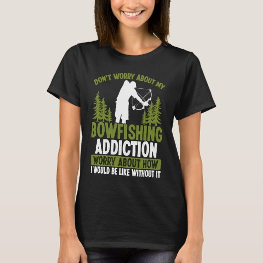 Bowfisher Bowhunter Bowfish Airboot Archer T-shirt (Voorkant)