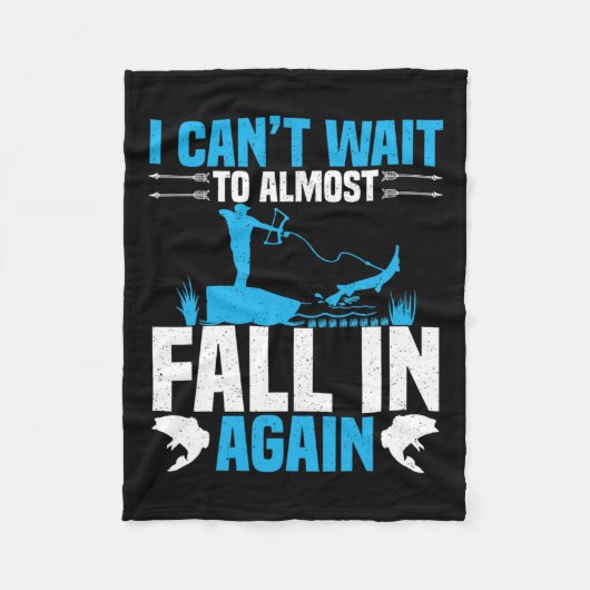 Bowfisher Equipment Bowhunter Bow Reel Kit Bowfish Fleece Deken (Voorkant)