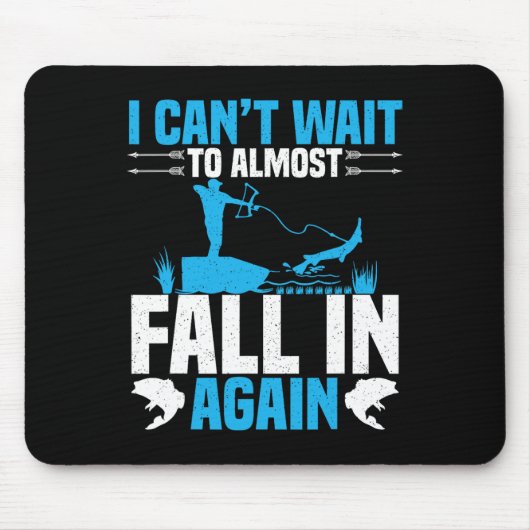 Bowfisher Equipment Bowhunter Bow Reel Kit Bowfish Muismat (Voorkant)