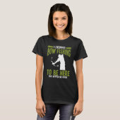 Bowfisher I stopped Bowfishing to be here Airboat T-shirt (Voorkant volledig)