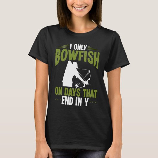 Bowfisher on days end in y Bowfishing Bowhunter Fi T-shirt (Voorkant)