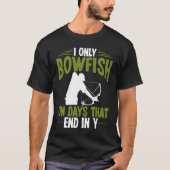 Bowfisher on days end in y Bowfishing Bowhunter Fi T-shirt (Voorkant)