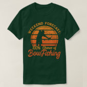 BowFishing 100 Weekend Forecast Retro Bowf T-shirt (Design voorkant)