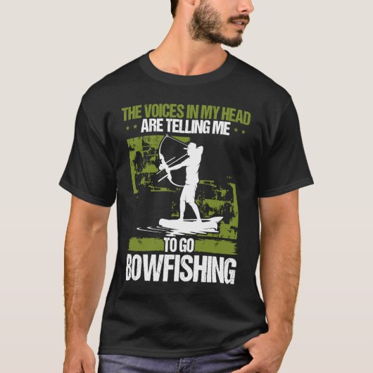 Bowfishing Airboat Bowhunter Bowfisher Fisherman A T-shirt (Voorkant)