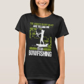 Bowfishing Airboat Bowhunter Bowfisher Fisherman A T-shirt (Voorkant)