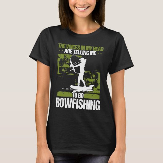 Bowfishing Airboat Bowhunter Bowfisher Fisherman A T-shirt (Voorkant)