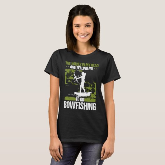 Bowfishing Airboat Bowhunter Bowfisher Fisherman A T-shirt (Voorkant volledig)