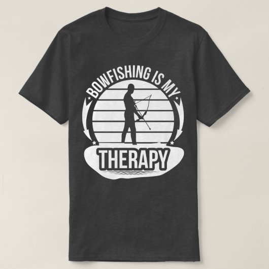 BowFishing Bow Lights Arrows Crossbow Bowfisher 76 T-shirt (Design voorkant)