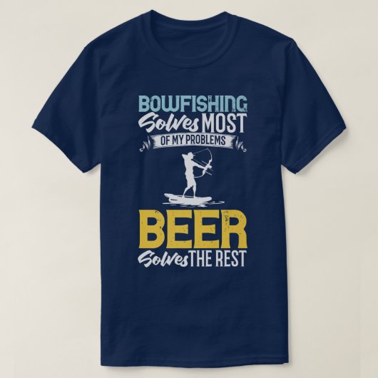 Bowfishing Bow Lights Arrows Crossbow Bowfisher  T-shirt (Design voorkant)