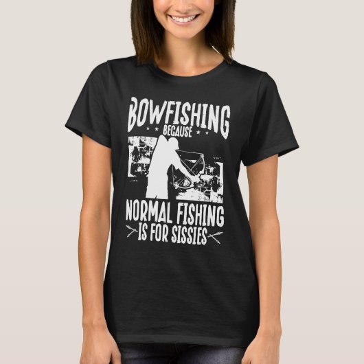 Bowfishing Bowhunter Fisherman Airboat Bow Hunter  T-shirt (Voorkant)