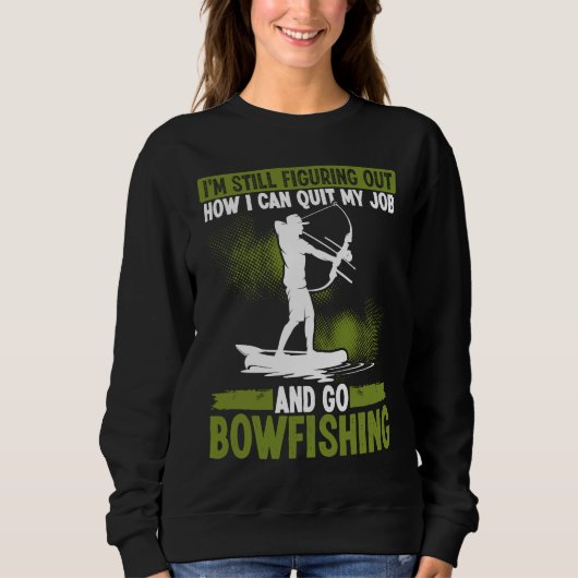 Bowfishing Bowhunter Fisherman Archer Airboat Bowf Trui (Voorkant)