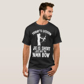 Bowfishing Buy a Bow Bowfisher Bowhunter Fisherman T-shirt (Voorkant volledig)
