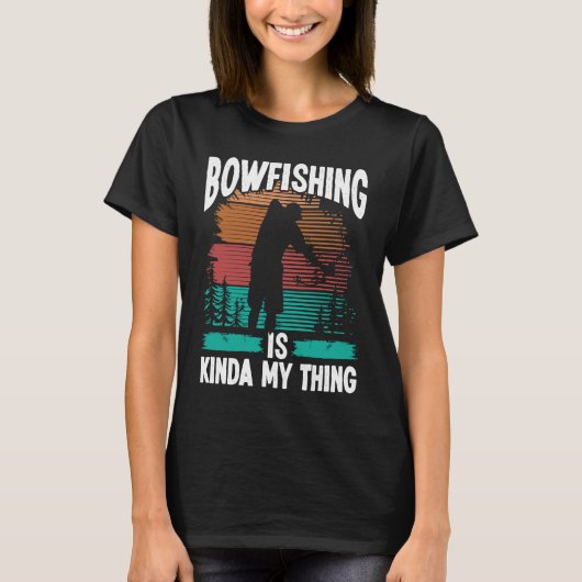 Bowfishing is kinda my thing Bowfisher Airboat Fis T-shirt (Voorkant)