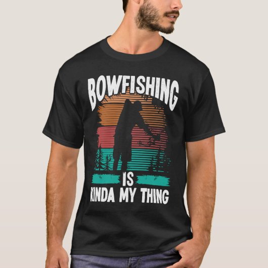 Bowfishing is kinda my thing Bowfisher Airboat Fis T-shirt (Voorkant)
