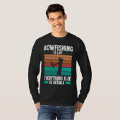 Bowfishing is life details Bowfisher Bowhunter Fis T-shirt (Voorkant volledig)