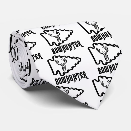 Bowhunter Arrowhead Deer Stropdas (Opgerold)