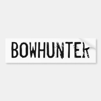 Bowhunter Bumpersticker
