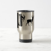 Bowhunter in Treestand Shooting Deer Reisbeker (Center)