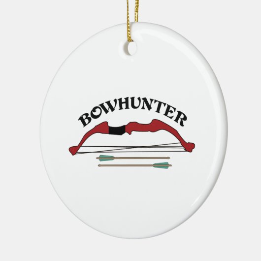 BOWHUNTER KERAMISCH ORNAMENT (Links)