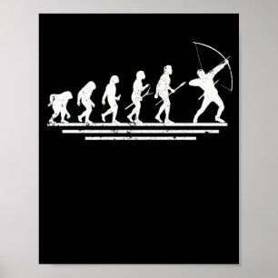 Bowhunter Longbow Sport Archer Poster