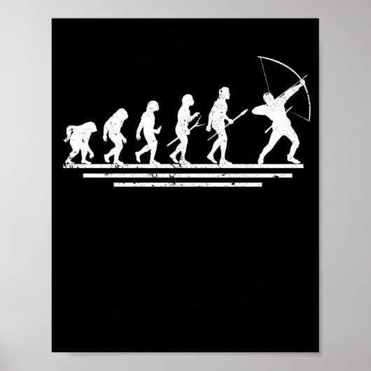 Bowhunter Longbow Sport Archer Poster (Voorkant)