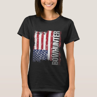 Bowhunting USA Flag Archery T-shirt