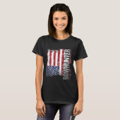 Bowhunting USA Flag Archery T-shirt (Voorkant volledig)