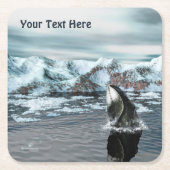 Bowiad Whale Kartonnen Onderzetters (Voorkant)