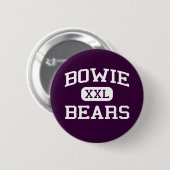 Bowie - Beren - Bowie High School - El Paso Texas Ronde Button 5,7 Cm (Voorkant /achterkant)