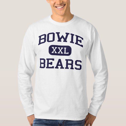 Bowie - Beren - Bowie High School - El Paso Texas T-shirt (Voorkant)