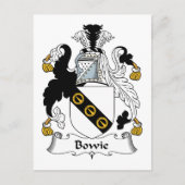 Bowie Family Crest Briefkaart (Voorkant)
