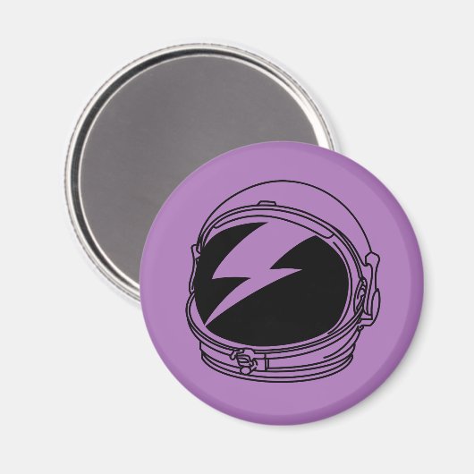 Bowie helmmagneet magneet (Voorkant / Achterkant)