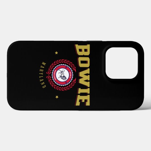 Bowie Maryland Case-Mate iPhone Case (Achterkant (horizontaal))