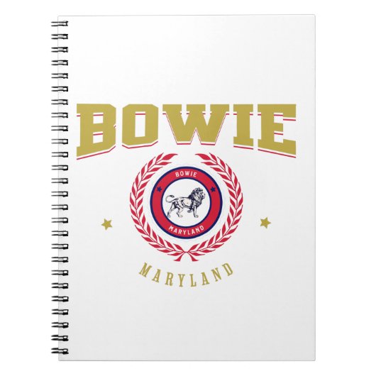 Bowie Maryland Notitieboek (Voorkant)