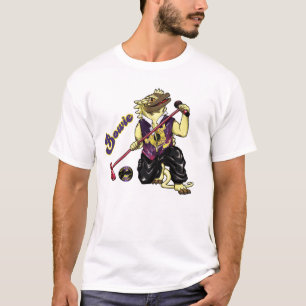 Bowie met de band t-shirt
