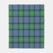 Bowie Oude Plaid Fleece Deken (Voorkant)