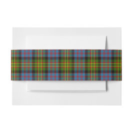Bowie Scottish Tartan Belly Band Uitnodigingen Wikkel